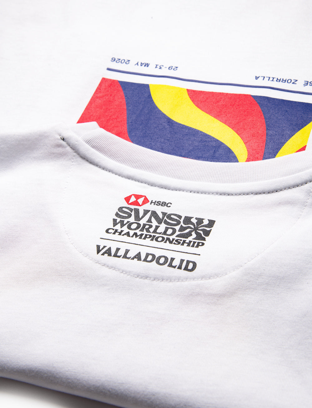 SVNS 2026 Valladolid Event T-Shirt - White