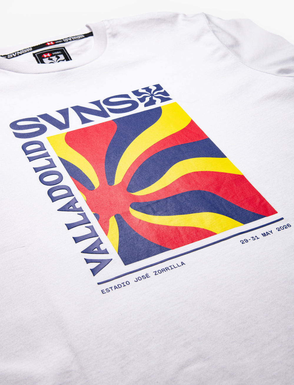 SVNS 2026 Valladolid Event T-Shirt - White