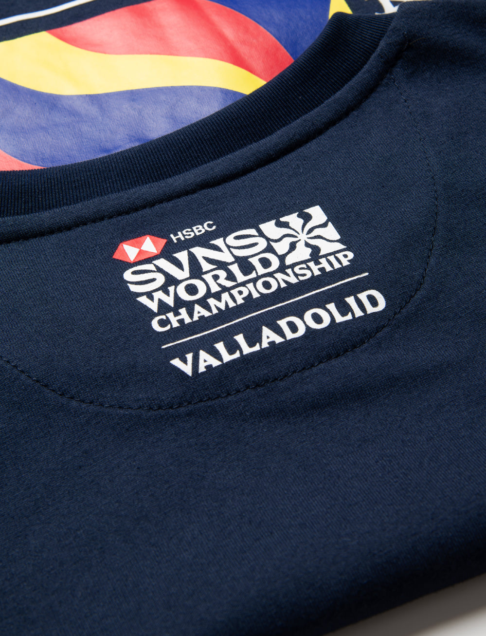 SVNS 2026 Valladolid Event T-Shirt - Navy