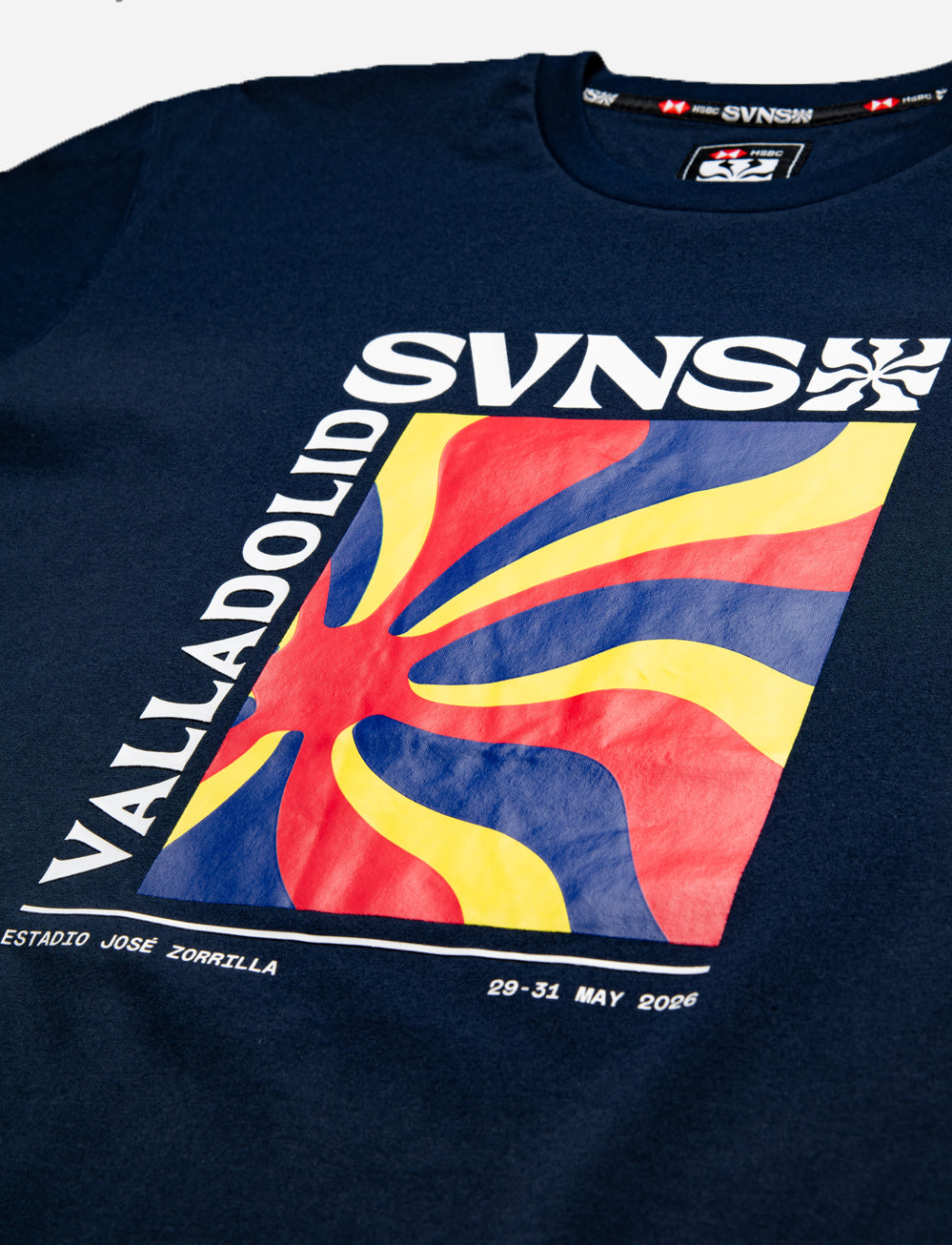 SVNS 2026 Valladolid Event T-Shirt - Navy