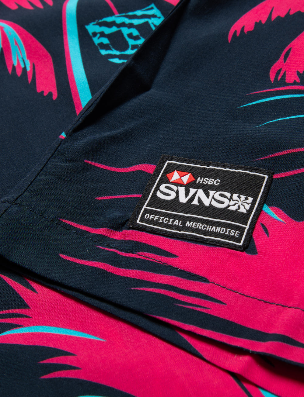 SVNS 2026 Bordeaux Hawaiian Shirt - Navy