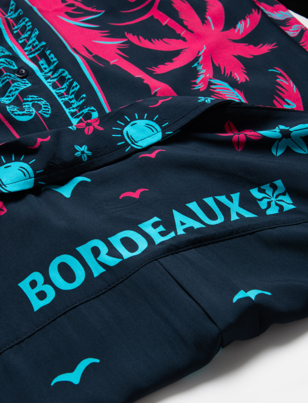 SVNS 2026 Bordeaux Hawaiian Shirt - Navy