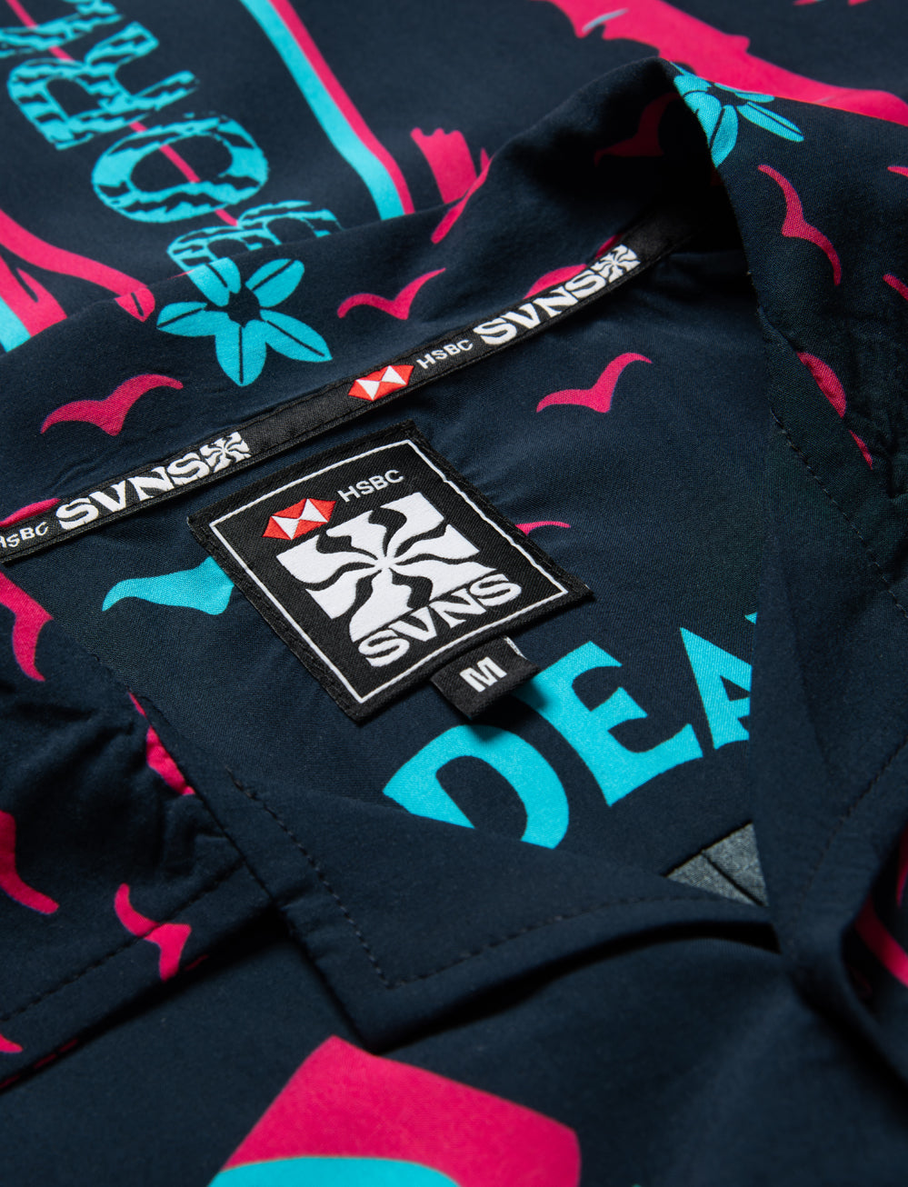 SVNS 2026 Bordeaux Hawaiian Shirt - Navy