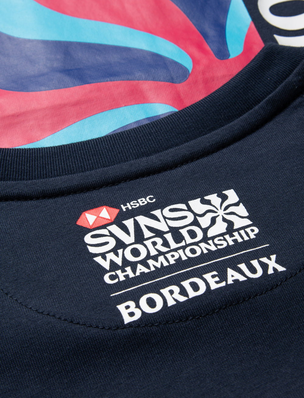 SVNS 2026 Bordeaux Event T-Shirt - Navy