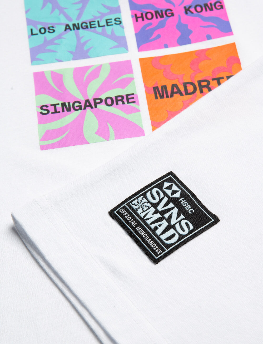 SVNS Madrid Global Tour T-Shirt - White