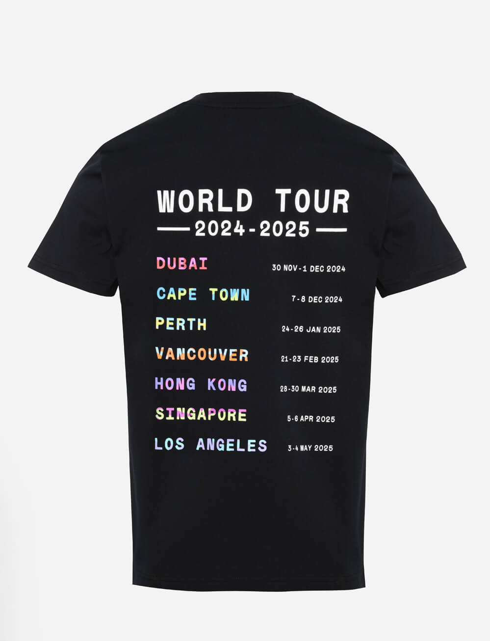 SVNS 2025 Global Tour T-Shirt - Black