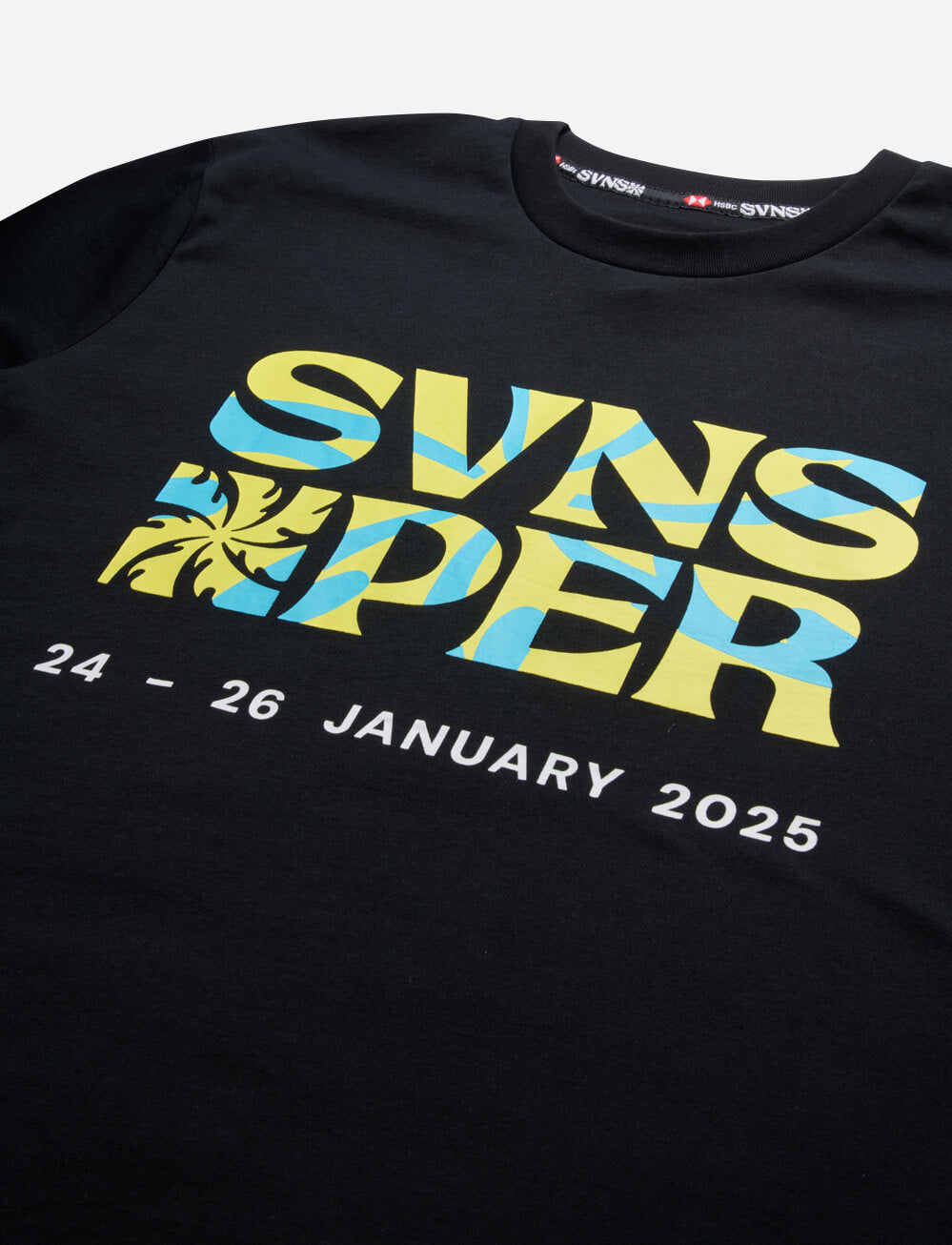 SVNS 2025 Perth Event T-Shirt - Black