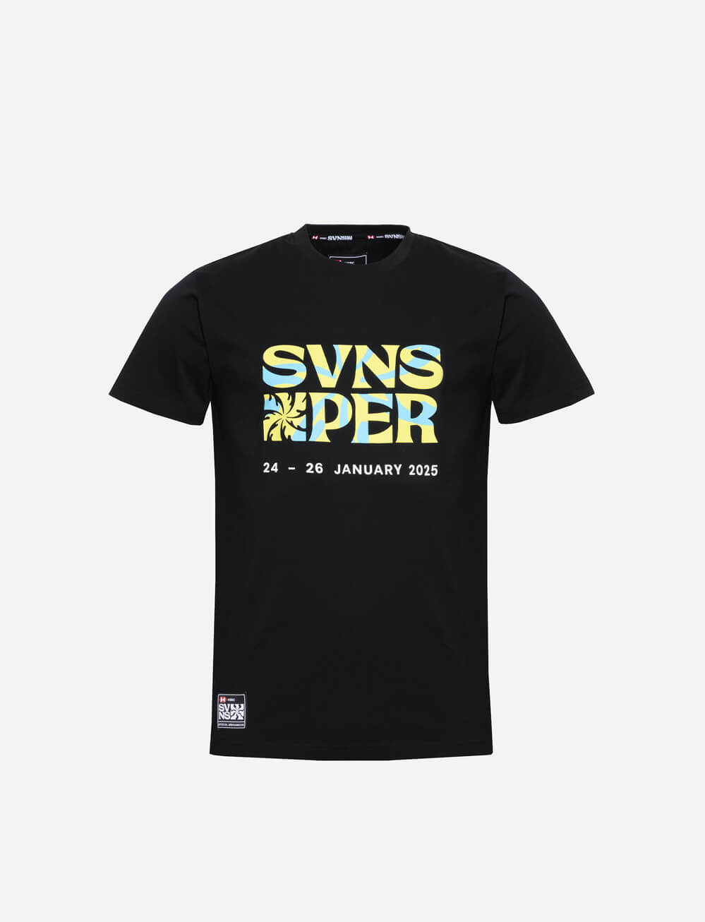 SVNS 2025 Perth Kids Event T-Shirt - Black