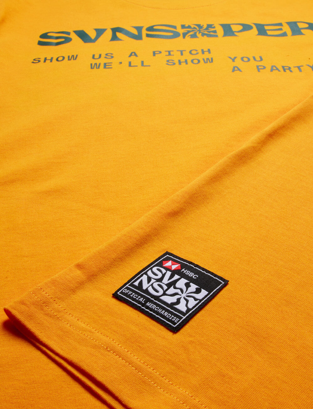 SVNS 2025 Perth Graphic T-Shirt - Yellow