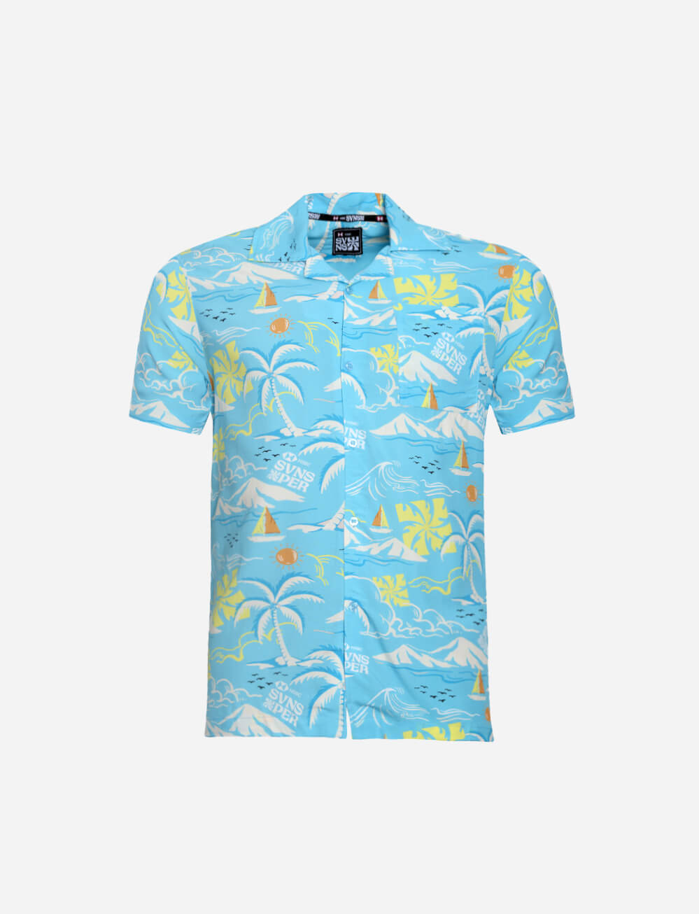 SVNS 2025 Perth Kids Hawaiian Shirt - Perth Blue