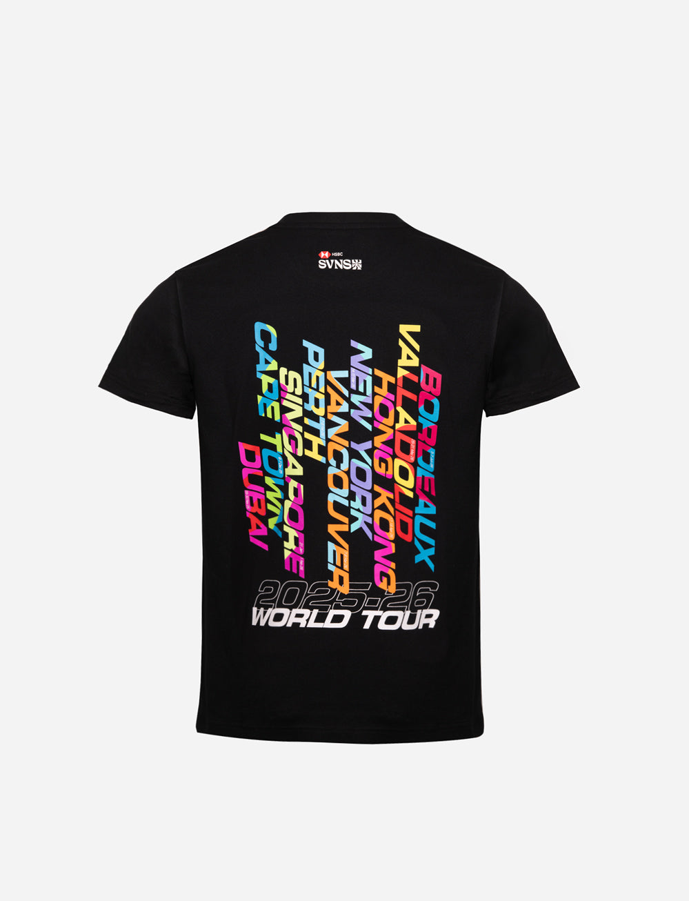 SVNS 2026 Kids World Tour T-Shirt - Black