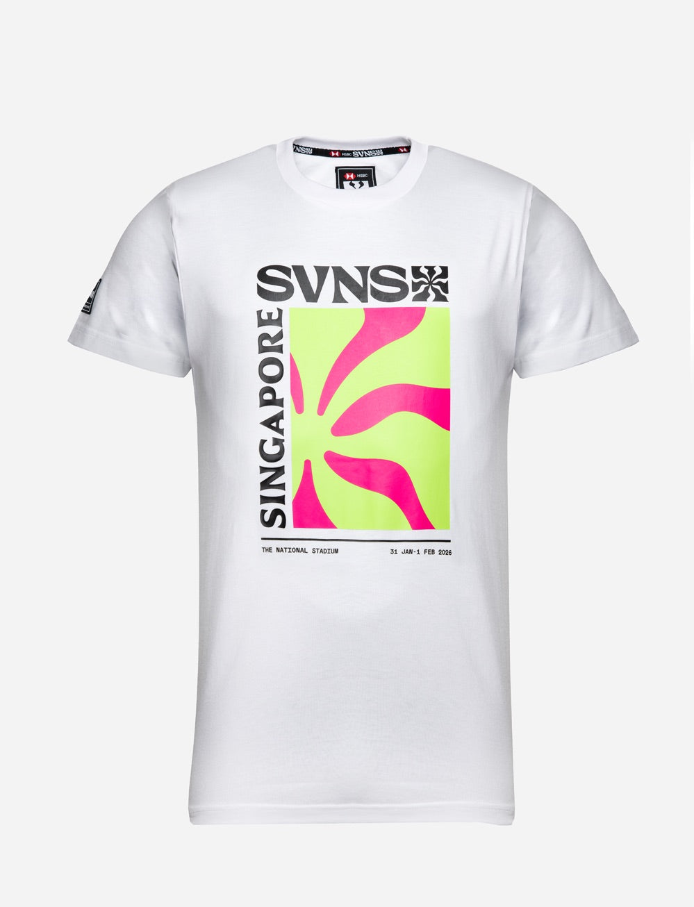 SVNS 2026 Singapore Event T-Shirt - White