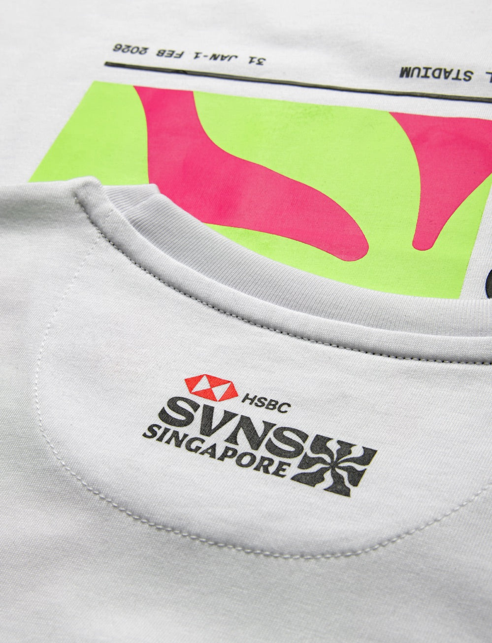 SVNS 2026 Singapore Event T-Shirt - White