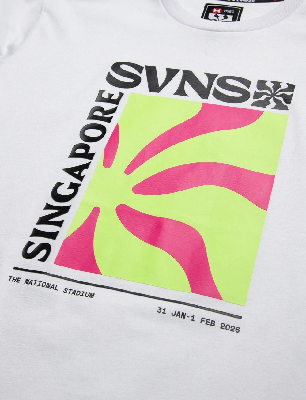 SVNS 2026 Singapore Event T-Shirt - White