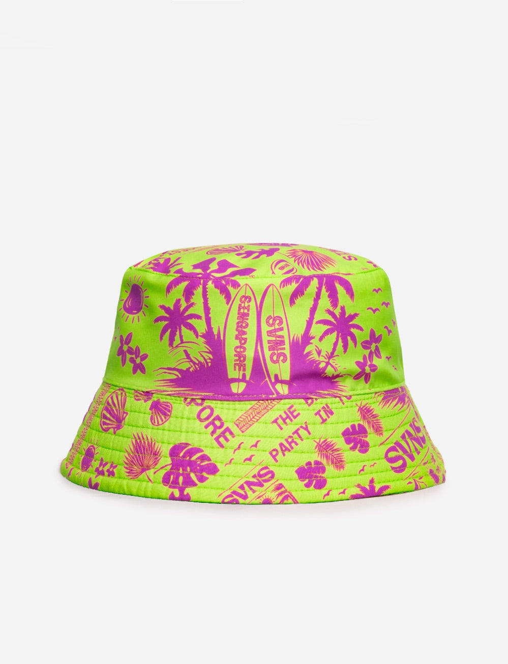 SVNS 2026 Singapore Kids Bucket Hat - Singapore Lime