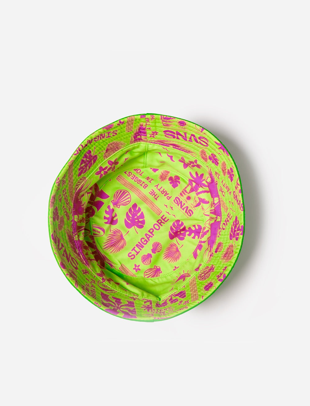 SVNS 2026 Singapore Kids Bucket Hat - Singapore Lime