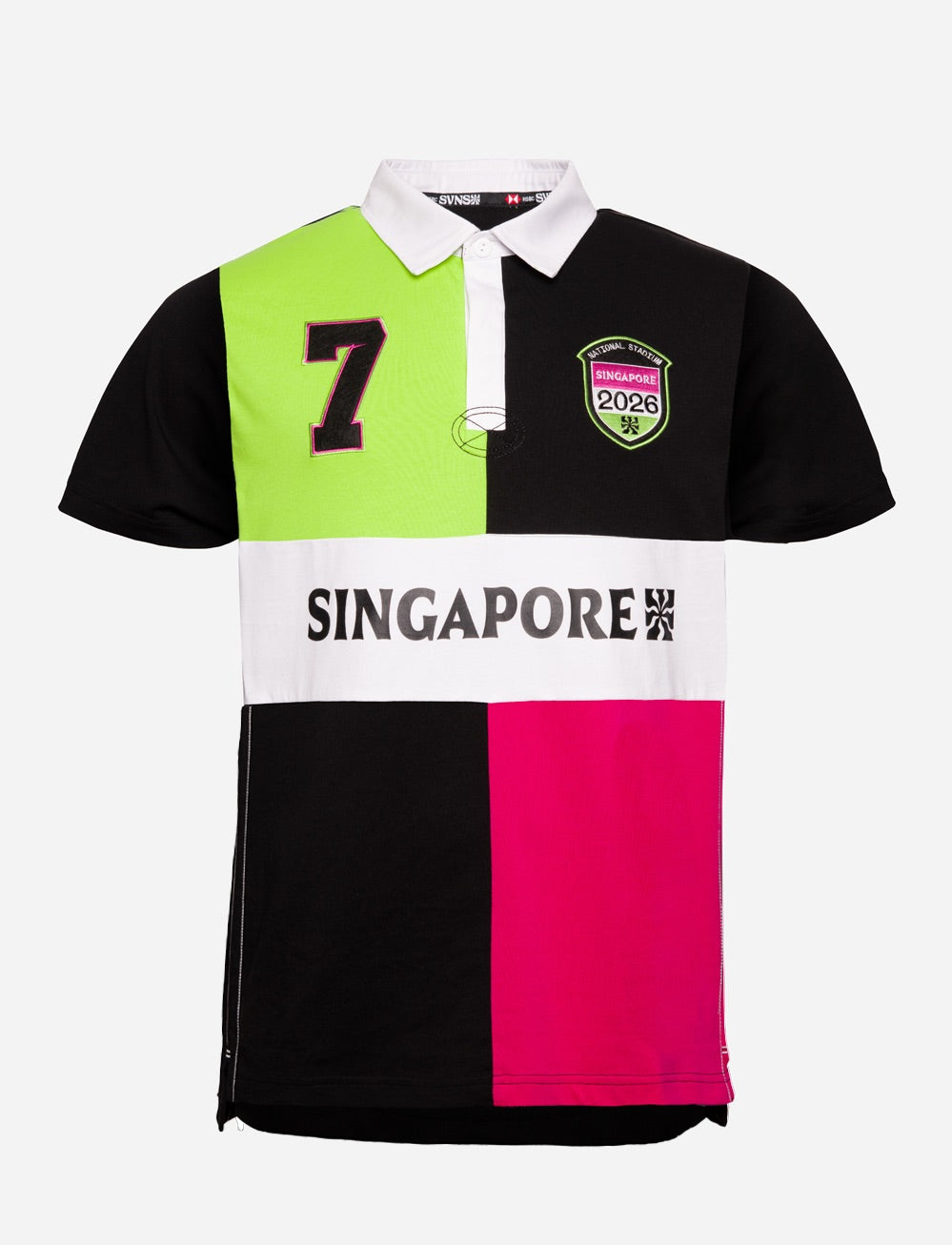 SVNS 2026 Singapore Rugby Jersey - Black