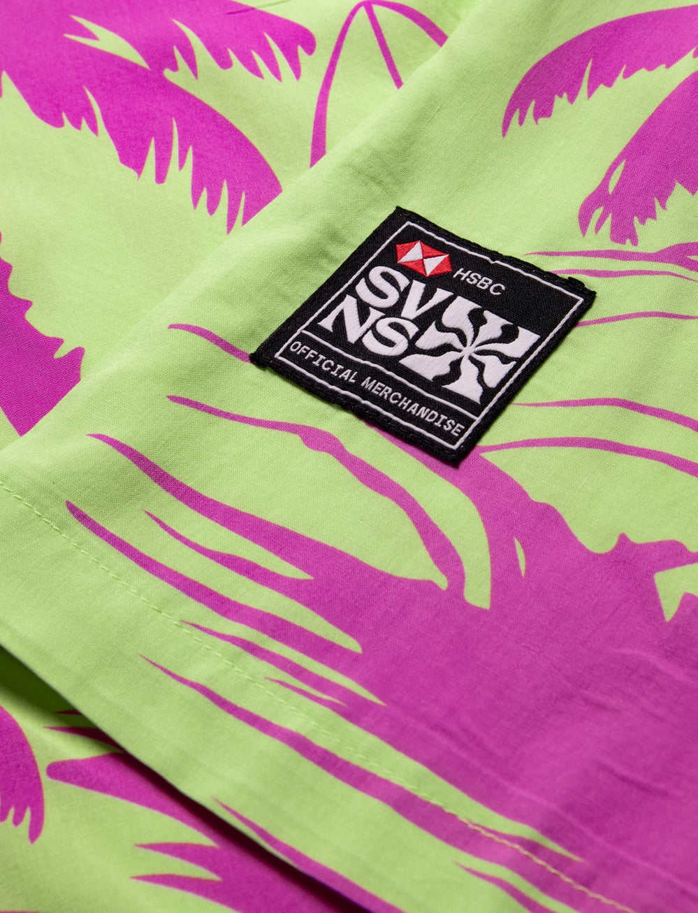 SVNS 2026 Singapore Hawaiian Shirt - Singapore Lime