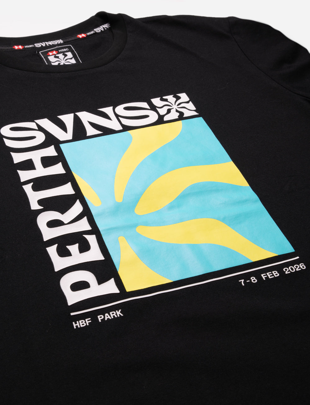 SVNS 2026 Perth Event T-Shirt - Black