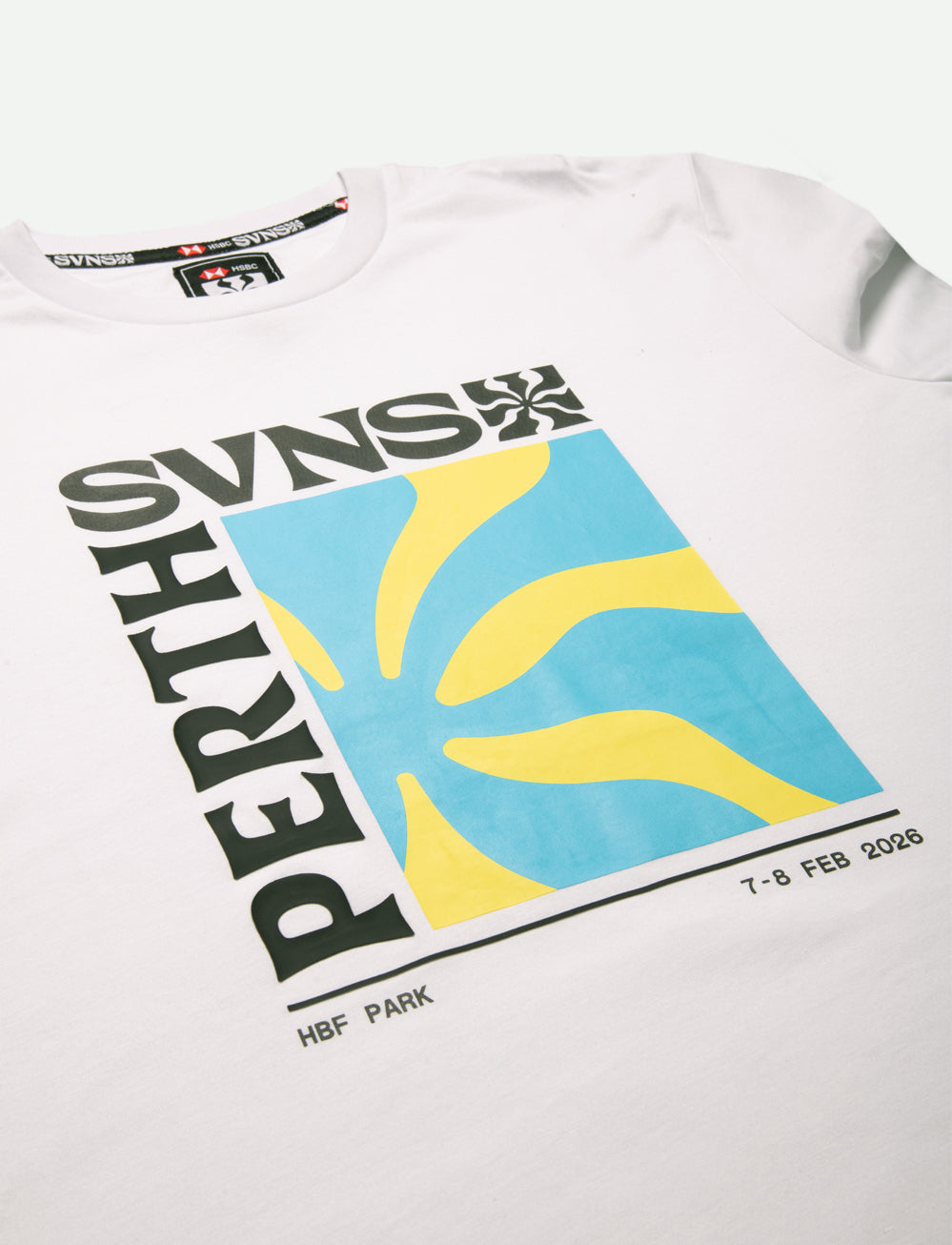 SVNS 2026 Perth Event T-Shirt - White
