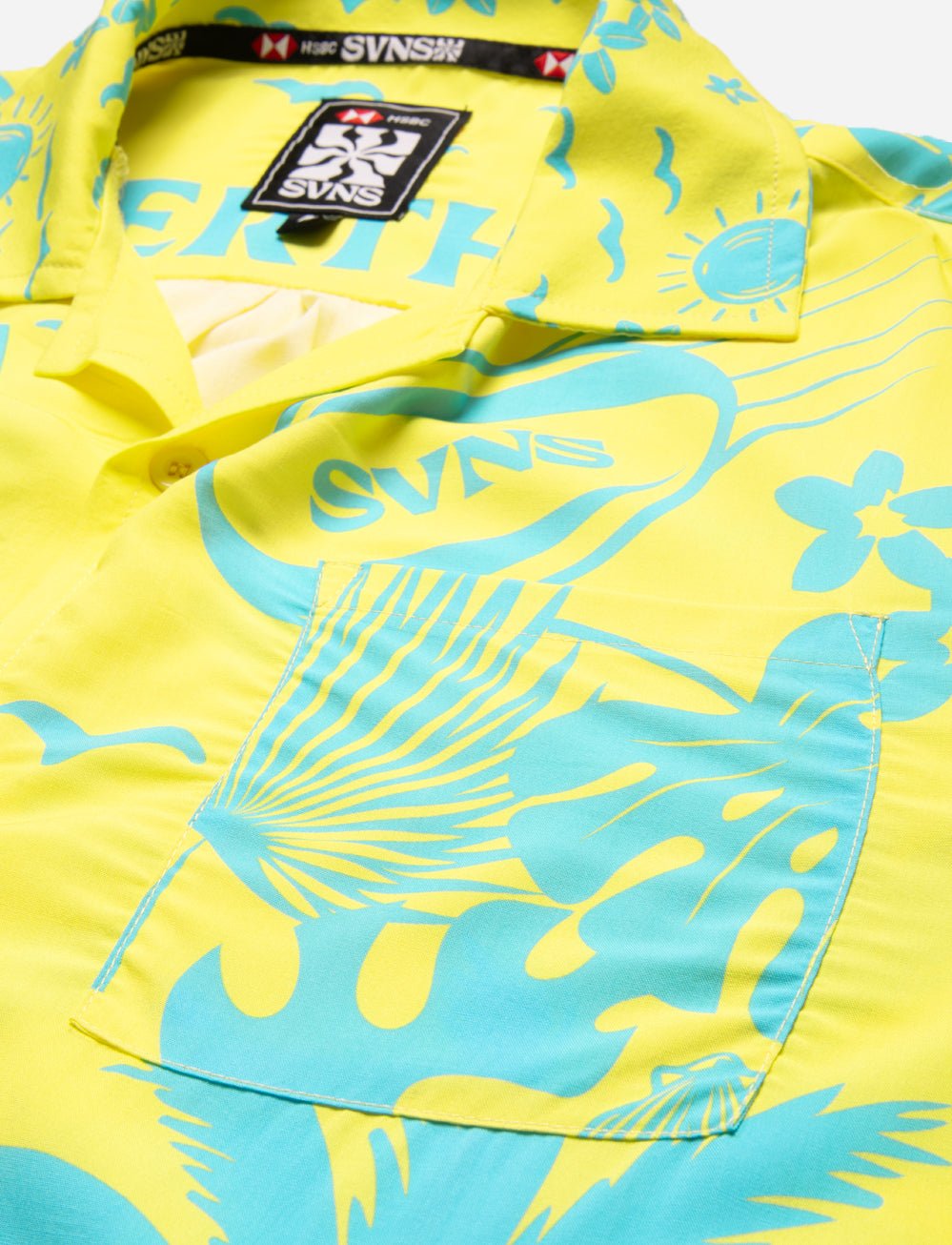 SVNS 2026 Perth Hawaiian Shirt - Perth Blue