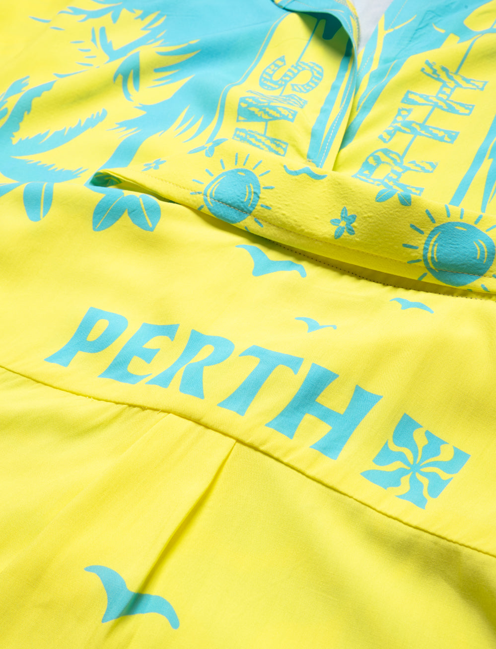 SVNS 2026 Perth Hawaiian Shirt - Perth Blue