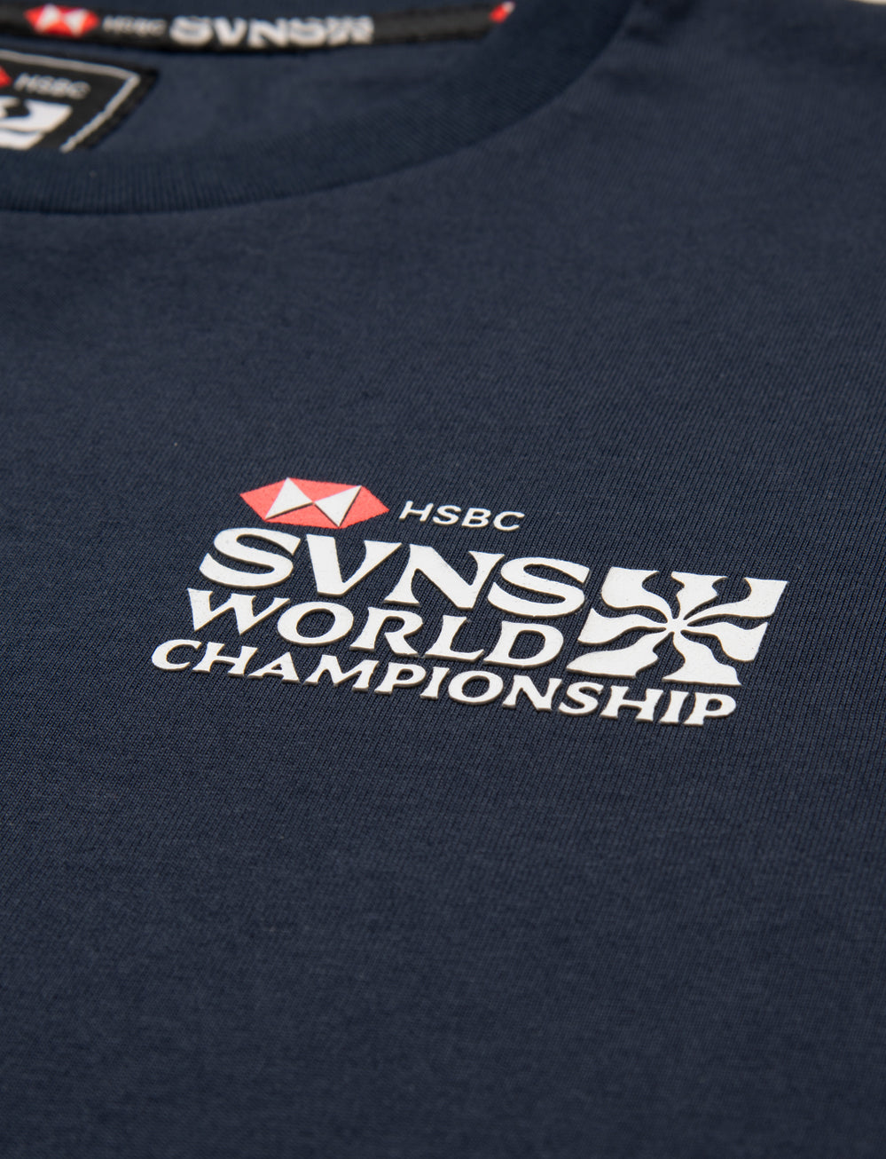 SVNS 2026 World Tour Championship Kids T-Shirt - Navy
