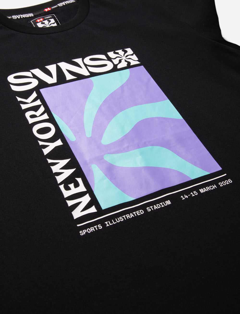 SVNS 2026 New York Event T-Shirt - Black