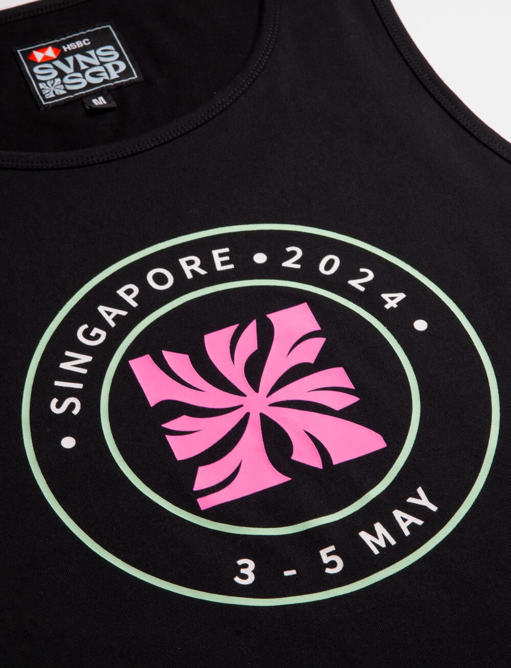 SVNS Singapore Graphic Vest - Black