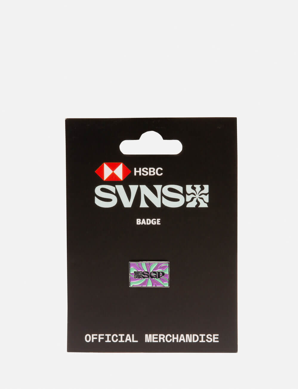 SVNS Singapore Event Pin Badge - Purple