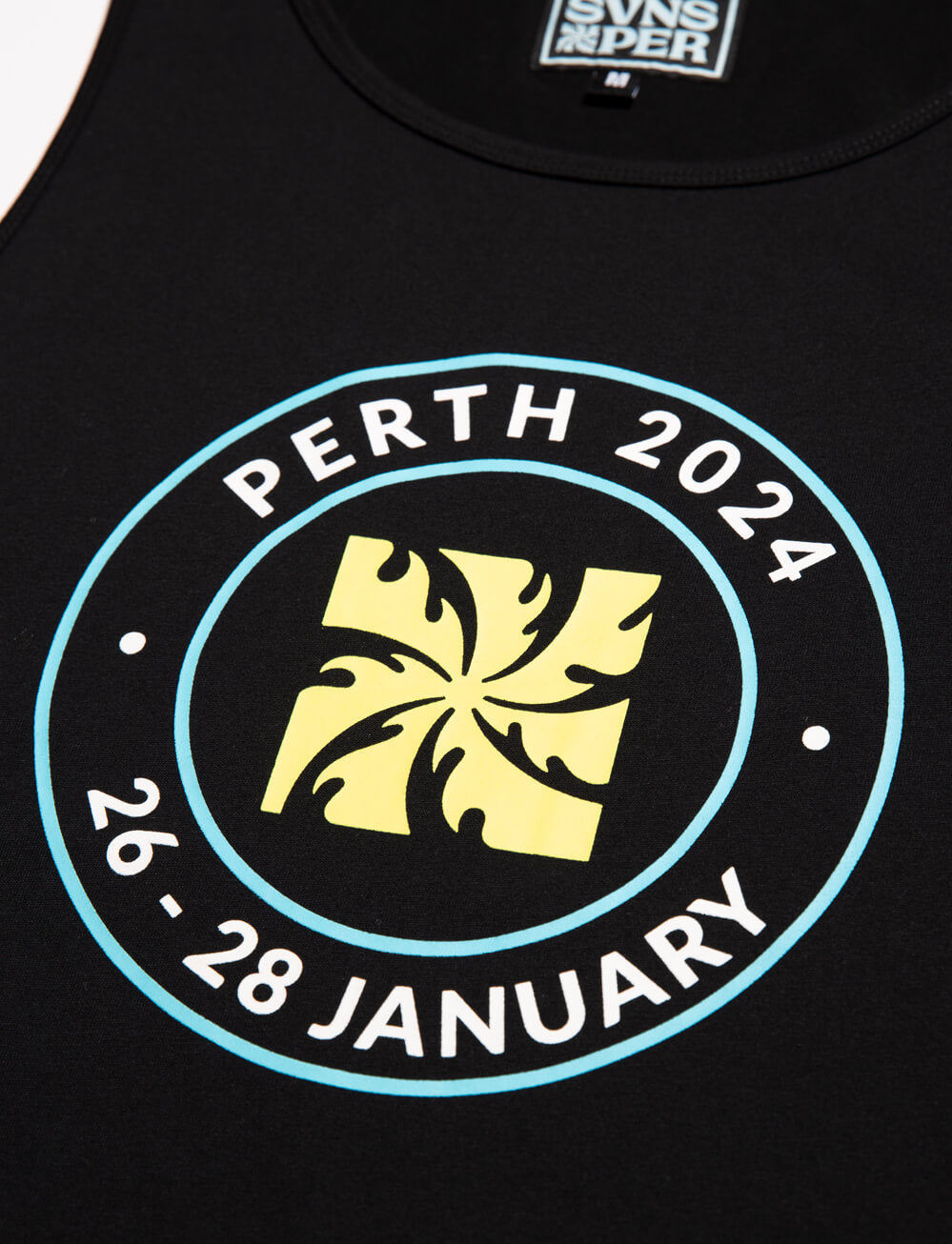 SVNS Perth Graphic Vest - Black